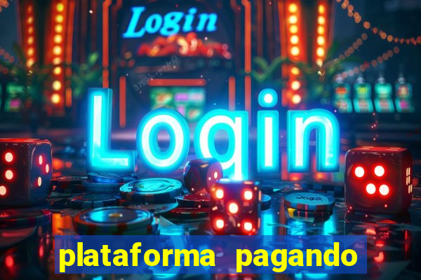 plataforma pagando bonus no cadastro